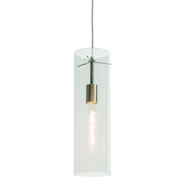 View Pendant - Satin Nickel - Clear